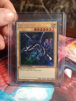 Yu-Gi-Oh! TCG Red-Eyes Black Dragon (Secret Rare) Battle City SBC1-ENF01 - Image 1