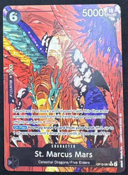 One Piece OP13-091 St. Marcus Mars Alt Art Eng NM - Image 1