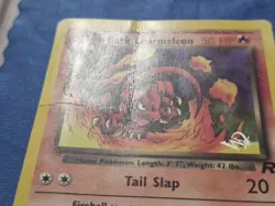 MP Dark Charmeleon Silver W Stamp Error Kraft (Gold) Promo CREASED Pokemon Card - Image 4