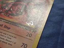 MP Dark Charmeleon Silver W Stamp Error Kraft (Gold) Promo CREASED Pokemon Card - Image 5