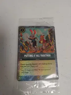Lorcana Zootopia 2 - Putting It All Together 27/P3 Promo Card SEALED - Image 1