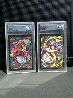Bandai Super Dragon Ball Heroes Graded Card Lot 9 SEC, Auto Gohan - Image 4