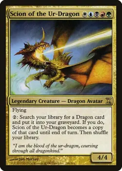Scion of the Ur-Dragon TSP LP MTG - Image 1