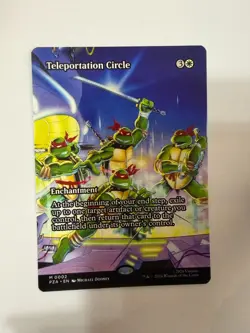 Teleportation Circle (Borderless) - MTG: Teenage Mutant TMNT - SHIPS NOW! - Image 1