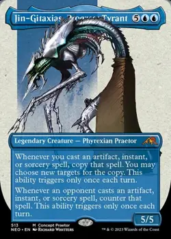 Jin-Gitaxias, Progress Tyrant (#513) - Extended Art NEO LP MTG - Image 1