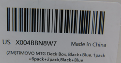 TiMOVO MTG Deck Box MTG Commander Card Deck Box W Commander Display & Dice Tay - Image 4