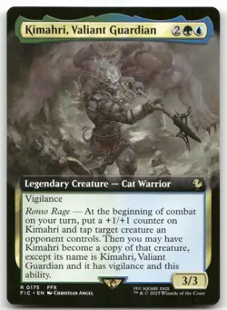 Kimahri, Valiant Guardian (Extended Art) 175 MTG R Commander: FINAL FANTASY NM - Image 1