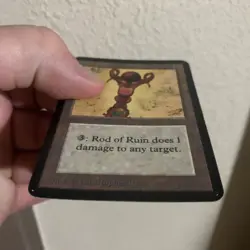 MTG Rod of Ruin Alpha Regular Uncommon - Image 2