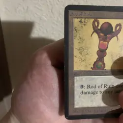 MTG Rod of Ruin Alpha Regular Uncommon - Image 5