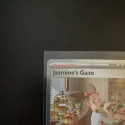 Pokemon Jasmine's Gaze Full Art Holo SAR Trainer Sv08: Surging Sparks 245/191 - Image 2