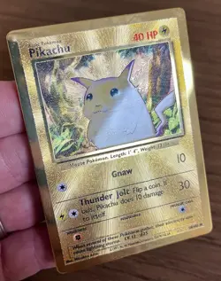 Pokemon TCG Pikachu 58/102 Celebrations UPC Gold Promo Card - NM/Mint - Image 2