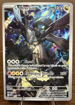 Pokemon TCG N’s Zekrom 031 Ascended Hero’s Black Star Promo NM - Image 1
