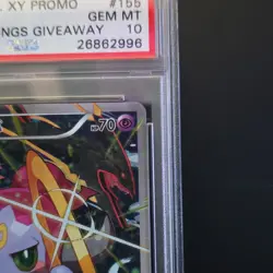 Pokemon Hoopa XY-P Promo Full Art Holo 155/XY-P Japanese PSA 10 - Image 4