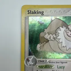 Pokemon TCG Slaking Holo Rare 12/109 Ruby and Sapphire DMG - Image 3