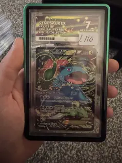 Pokemon TCG Venusaur EX XY123 Ultra Rare Black Star Promo ACE 7 - Image 1