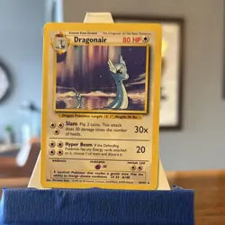 The Pokemon Company Pokemon Dragonair Base Set 18/102 Rare 80 HP 1999 TCG - Image 1