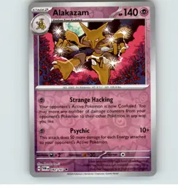 Pokemon Alakazam Rare Reverse Holo TWM 082/167 NM - Image 1