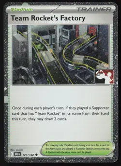 Pokemon Team Rocket's Factory 173/182 Prize Pack Series Cards Holo Pack Fresh NM - Image 1