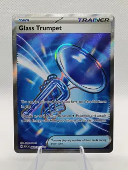 Pokemon TCG Glass Trumpet 260/217 ME: Ascended Heroes Full Art Ultra Rare NM - Image 1
