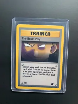 POKEMON TCG - TEAM ROCKET SET - THE BOSS'S WAY - 1ST EDITION 73/82 - Image 1