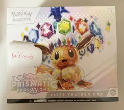 Pokemon TCG Prismatic Evolutions Elite Trainer Box ETB Factory Sealed Brand New - Image 1