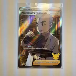 Professor’s Research Full Art 024/025 Celebrations Pokemon - Image 1