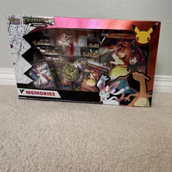 Pokemon Celebrations V Memories Box Charizard Sylveon 25th Anniversary - Image 1