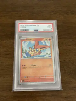 2025 POKEMON BLK EN-BLACK BOLT #012 VICTINI PSA 9 - Image 2