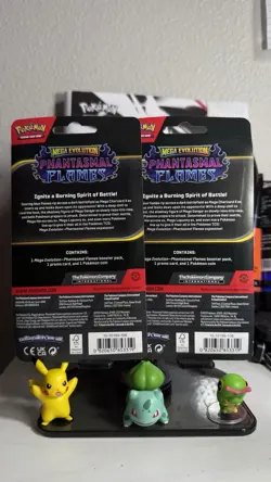 Pokemon Mega Evolution Blister Pack W Promo Card And Coin W 2 Grades Cards - Image 3