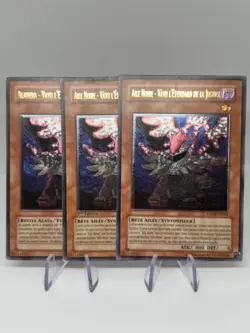 3x Yugioh! Blackwing - Vayu the Emblem of Honor Ultimate Rare 2x French 1x IT LP - Image 1