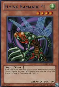 Flying Kamakiri #1 - Blue - DL13-EN003 - Rare - Unlimited Edition x3 - Near Mint - Image 1