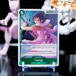 Tashigi One Piece The Azure Sea's Seven #OP14-029 Rare Foil - Image 1