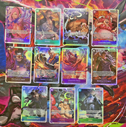 One Piece CCG English SR Card Lot of 11 NM/M - Image 1