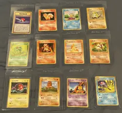 1996 Vintage Japanese & Modern Pokemon Card Lot Pocket Monster Base Set 26 Cards - Image 1