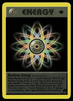 Pokemon Card - Rainbow Energy Team Rocket 80/82 Rare 1st Edition - Image 1