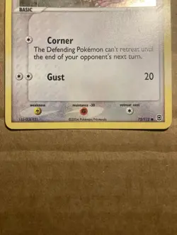 Pidgey Pokemon Card Firered Leafgreen 73/112 MP - Image 4