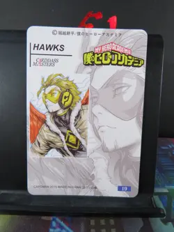 Hawks My Hero Academia Art Card Rare Holo Collectible Anime Manga CCG NM MHA - Image 3