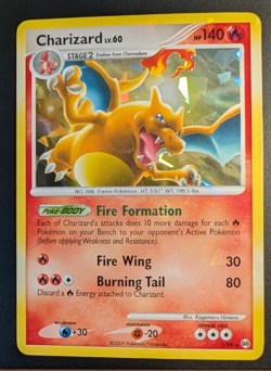 Charizard 1/99 Arceus 2009 CRACKED ICE Holo Rare Pokemon Card TCG - Image 1
