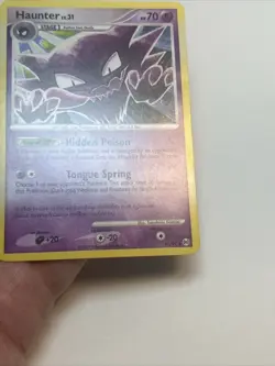 CREASED Haunter Regular/Non-Holo 41/99 Arceus AUTHENTIC Pokemon Card - Image 3