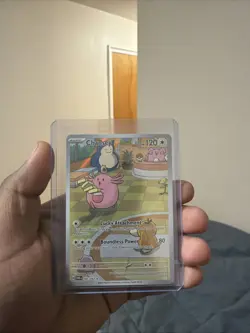Pokemon TCG Chansey Illustration Twilight Masquerade Card 187/167 NM/M Condition - Image 1