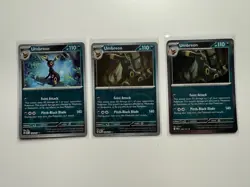 Pokemon Umbreon Mixed Card Lot Of 3 - Rev Holo & Holo - Obsidian Flames & PRE - Image 1