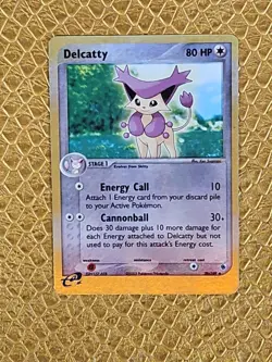 2003 E Series Pokemon Card - Delcatty 29/109 Reverse Holo - Lp - Image 1