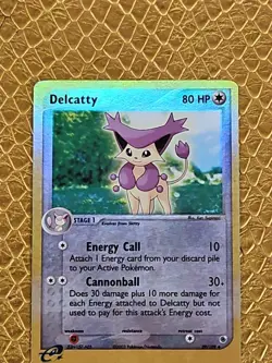 2003 E Series Pokemon Card - Delcatty 29/109 Reverse Holo - Lp - Image 2