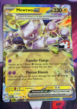 Mewtwo ex 058/182 Prize Pack Series Cards Holo - Image 1