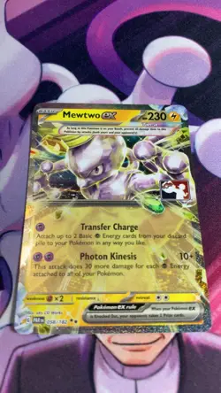 Mewtwo ex 058/182 Prize Pack Series Cards Holo - Image 3