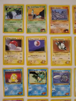 36 Vintage Gym Heroes Pokemon Card Lot - Image 2