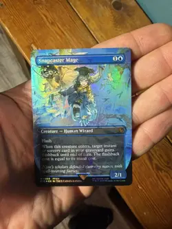 Snapcaster Mage MTG (Borderless (Chocobo Track Foil) FINAL FANTASY 0469 Mythic - Image 4