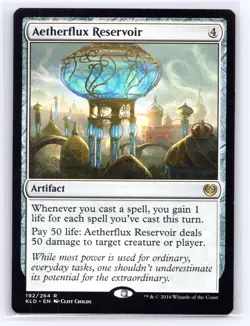 MTG LP-NP Normal Aetherflux Reservoir 192 R Kaladesh - Image 1