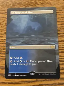 Underground River (Borderless) The Brothers' War Regular MTG NM Magic - Image 1
