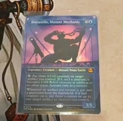 Donatello, Mutant Mechanic Borderless FOIL Teenage Mutant Ninja Turtles MTG MINT - Image 1